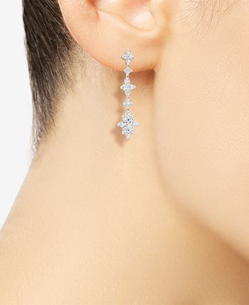 Wrapped in Love - 2-Pc. Set Diamond Starburst Lariat Necklace & Matching Drop Earrings (1 ct. t.w.)