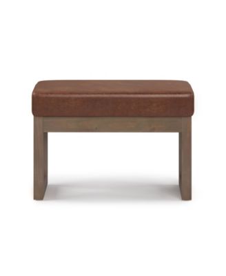 Milltown Contemporary Rectangle Footstool Ottoman Bench