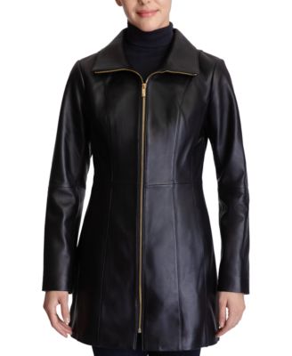 anne klein women's leather jackets