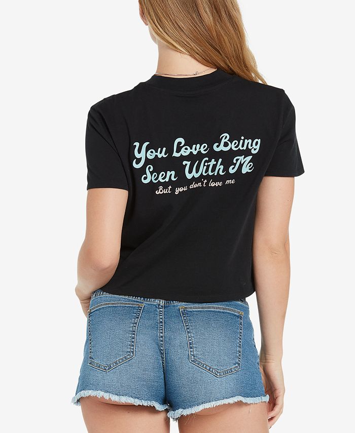x Outer Banks Juniors' Don't Love Me Cropped TShirt Macy's