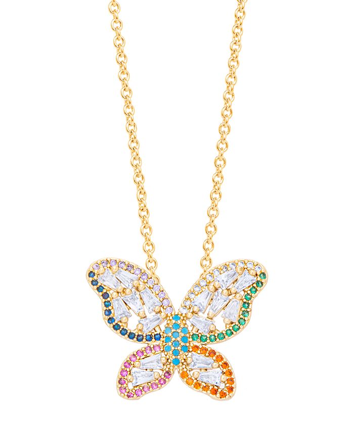 Macys butterfly necklace online