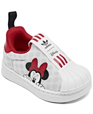adidas Originals Toddler Girls Superstar 360 X Minnie Mouse Slip-On Casual Sneakers from Finish Line