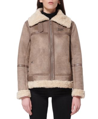 sam edelman faux shearling moto jacket