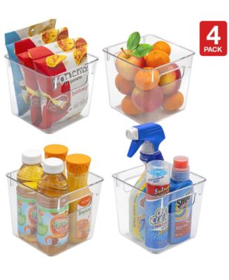  Sorbus Clear Pantry Organizer Bins - Plastic Storage Bins  Perfect for Pantry Organization and Storage - Versatile Cabinet Organizers  and Storage for Snack, Bath, Makeup, Food, Kitchen Storage (2 Pack): Home