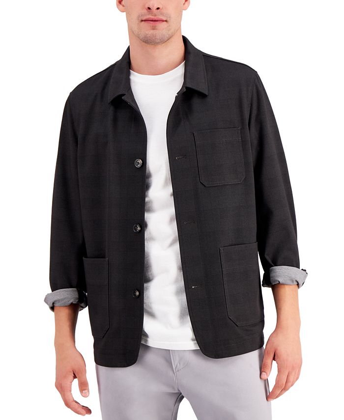 Men's Regular-Fit Solid Shirt Jacket, Created For Macy's | lupon.gov.ph