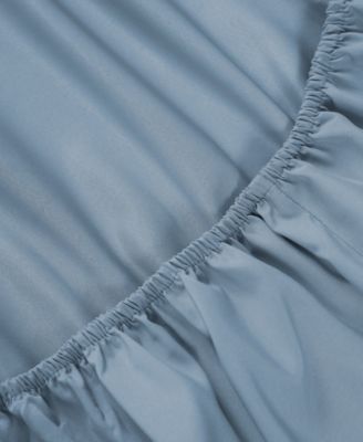 Solid Cotton Rich Blend Fitted Sheet, Twin XL