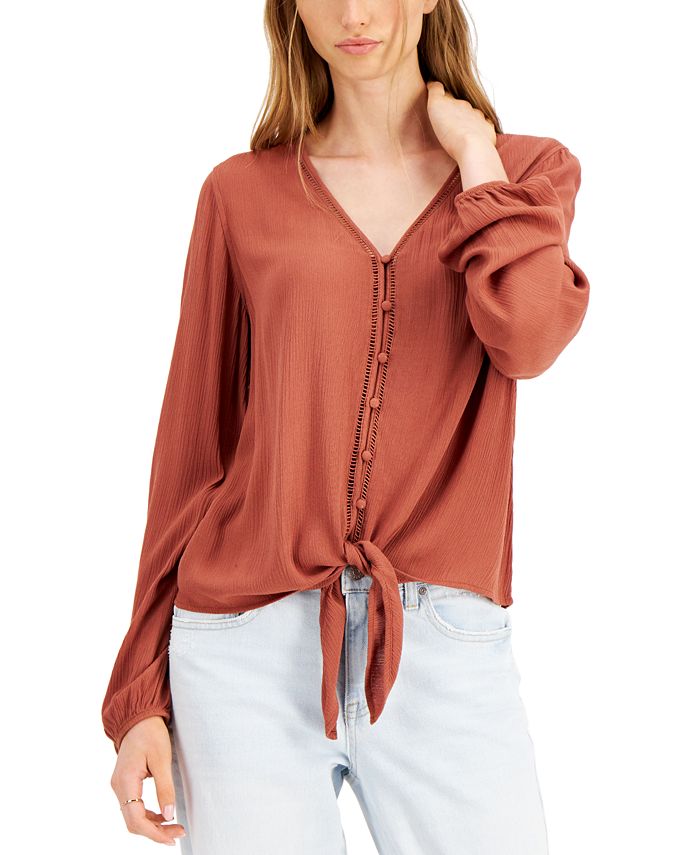 Macy's tie front top hotsell