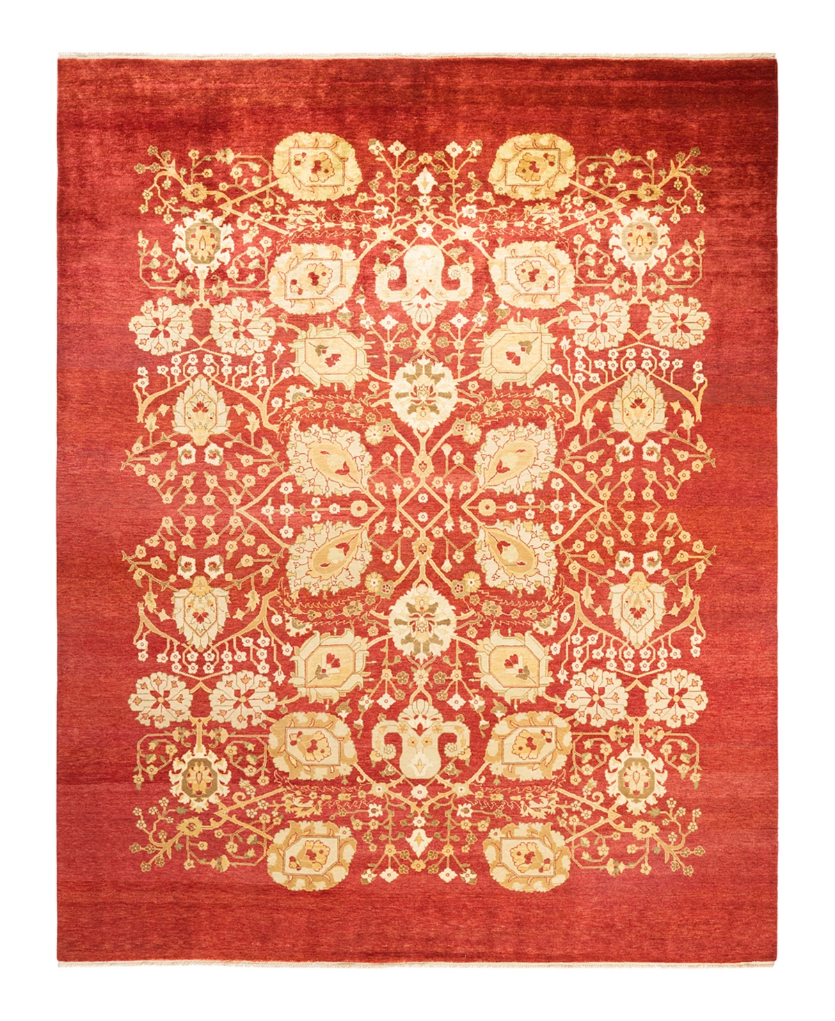 Closeout! Adorn Hand Woven Rugs Eclectic M1676 7'10in x 10'4in Area Rug - Red