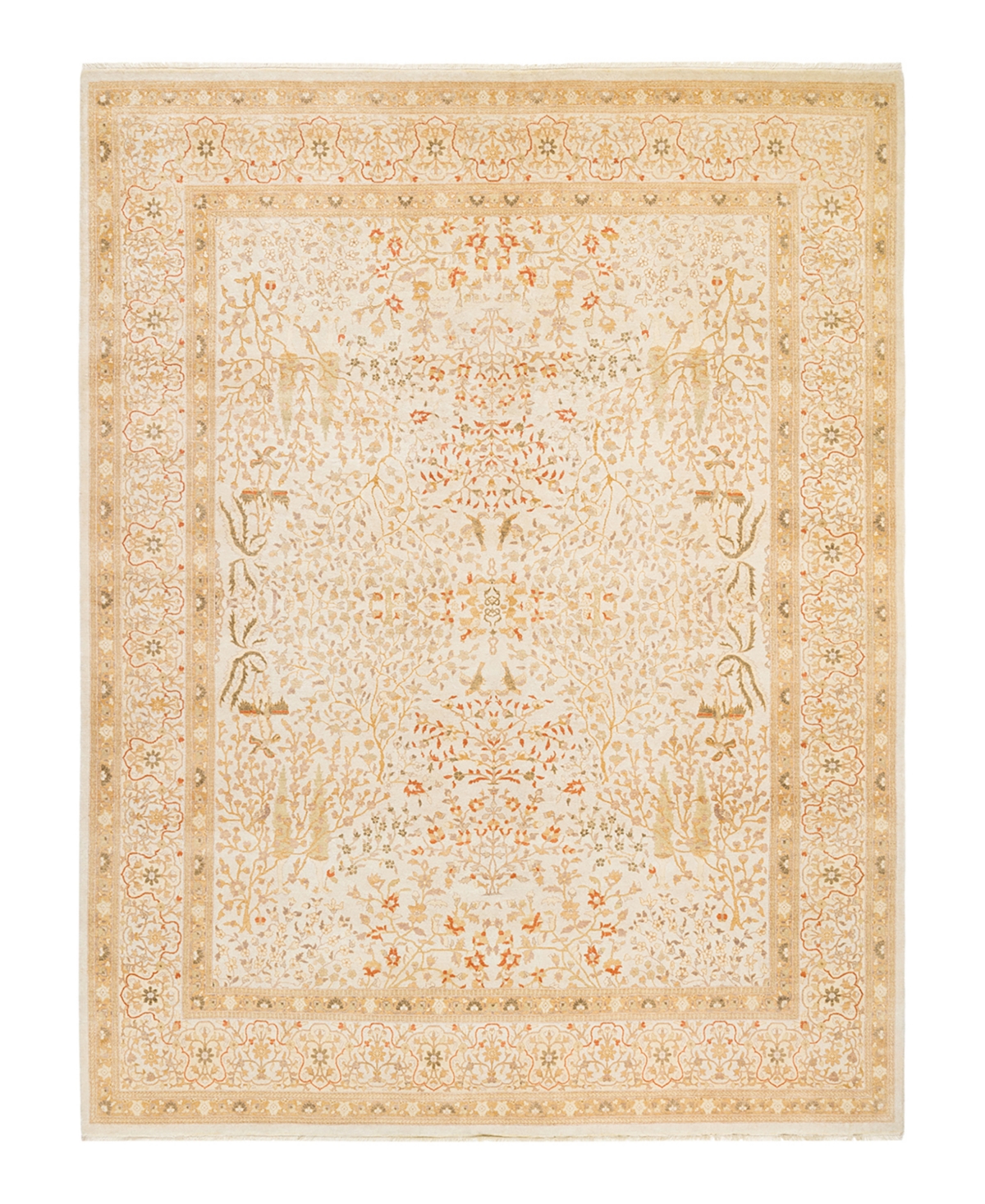 Closeout! Adorn Hand Woven Rugs Mogul M1749 8'2in x 10'9in Area Rug - Ivory