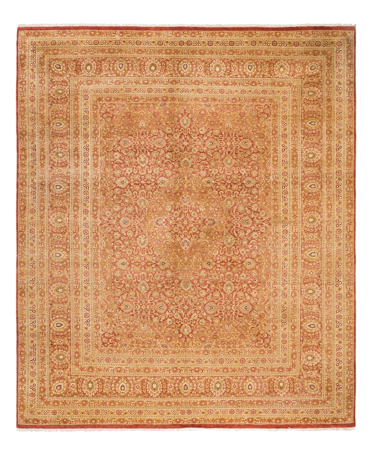 Closeout! Adorn Hand Woven Rugs Mogul M1462 8'2in x 9'9in Area Rug - Orange