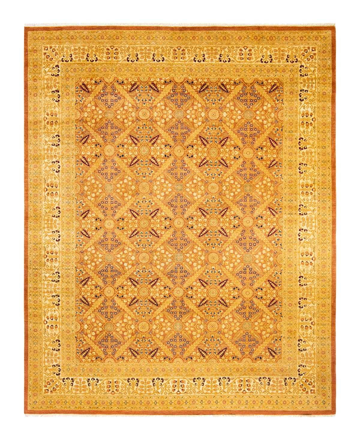 Adorn Hand Woven Rugs Mogul M1462 8'1in x 10'3in Area Rug - Orange