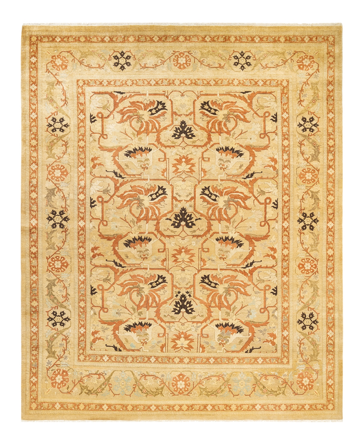 Closeout! Adorn Hand Woven Rugs Mogul M1462 8'1in x 10' Area Rug - Yellow