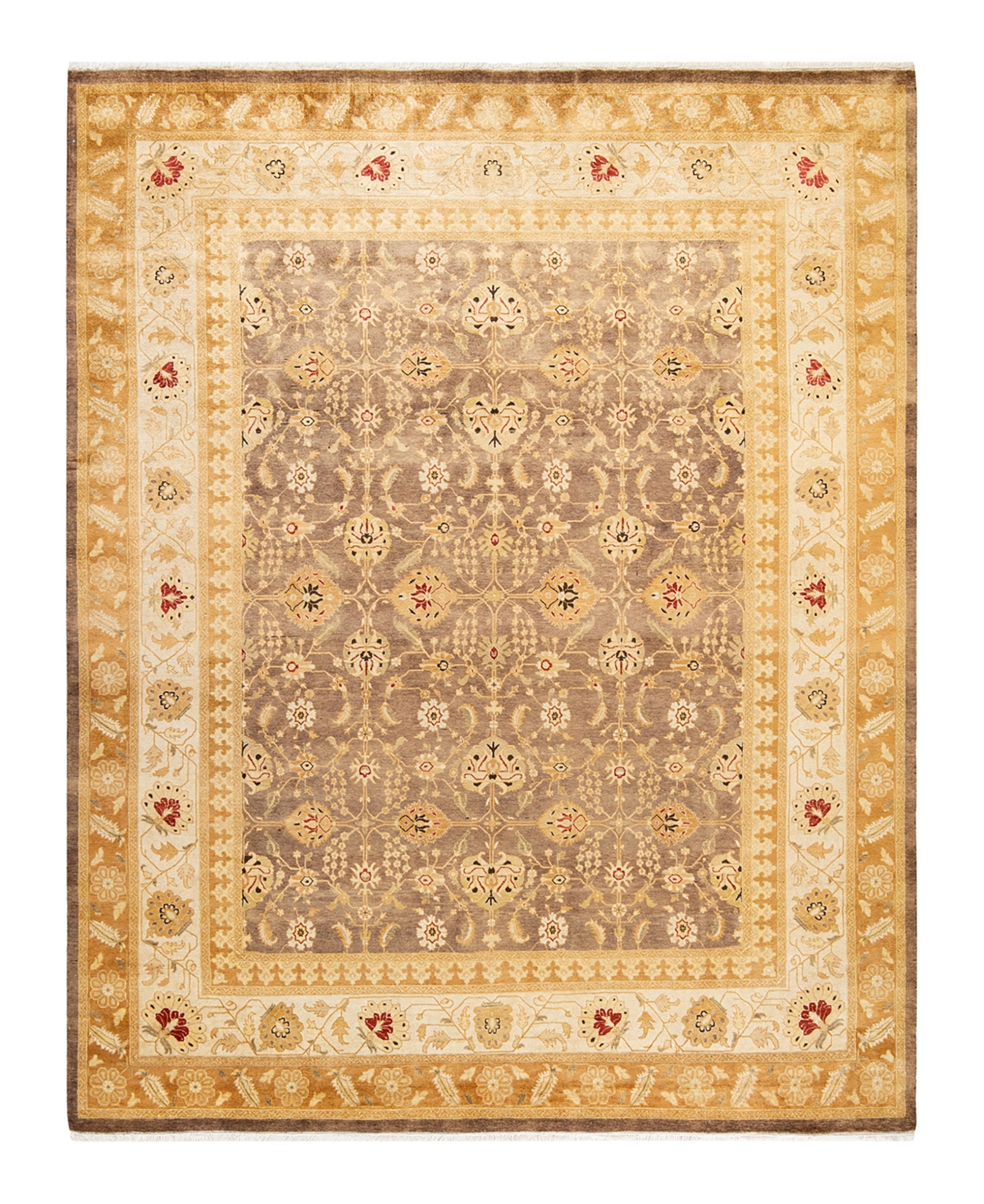 Closeout! Adorn Hand Woven Rugs Mogul M1462 8'1in x 10'2in Area Rug - Brown
