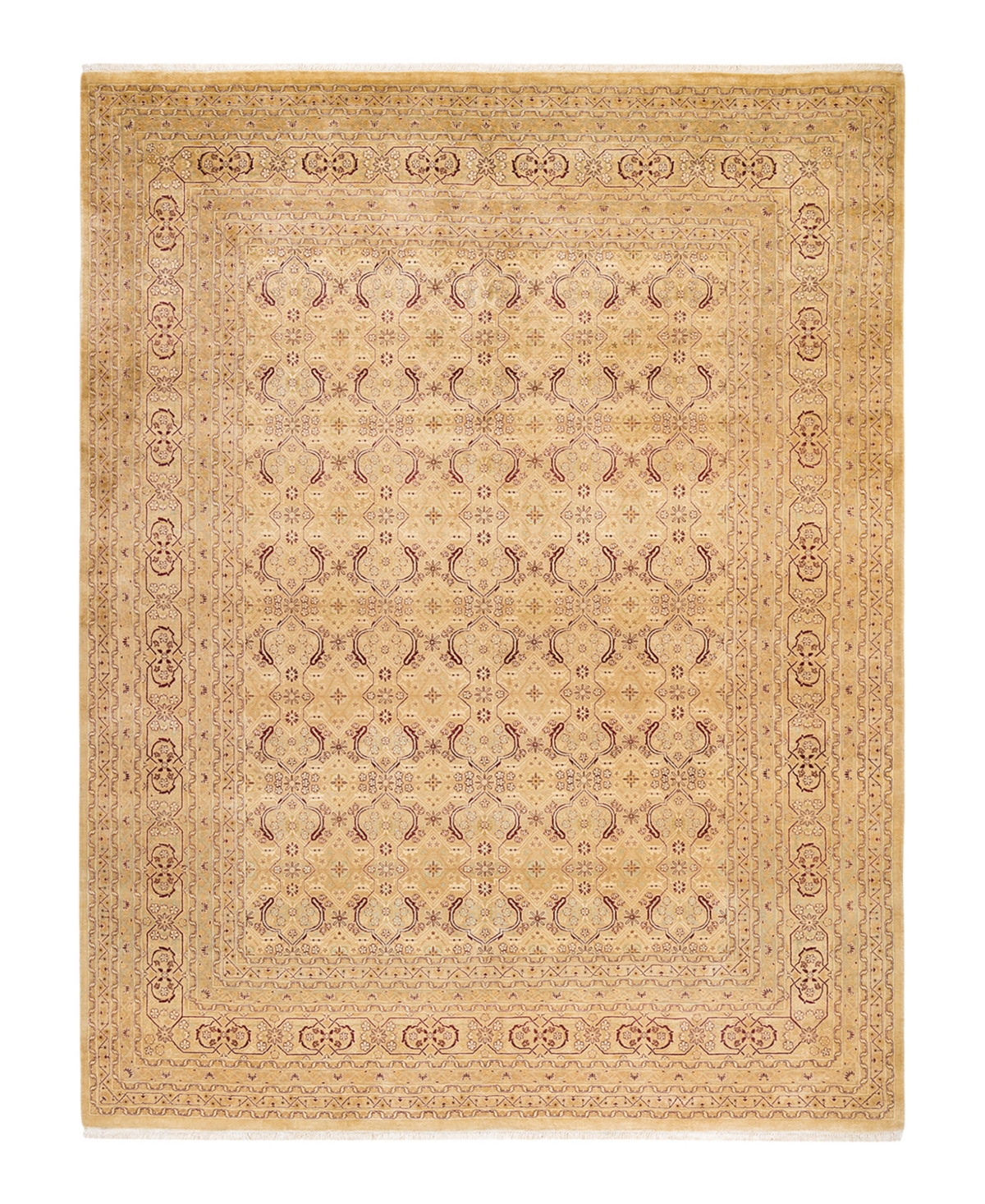 Closeout! Adorn Hand Woven Rugs Mogul M1462 8'1in x 10'6in Area Rug - Ivory