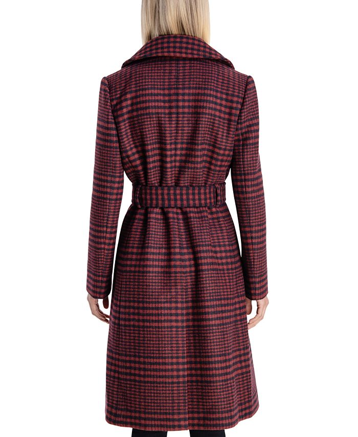 Anne Klein Women's Belted Wrap Coat, Created for Macy's & Reviews Coats & Jackets Women Macy's