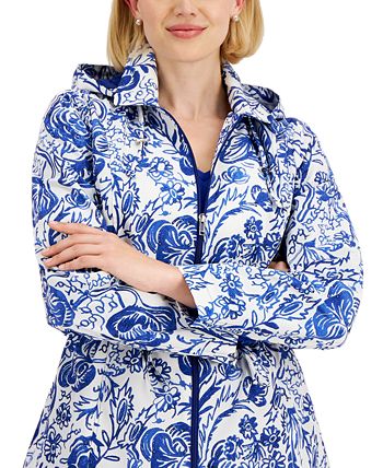 Charter Club Petite Printed Hooded Jacket Created for Macy s Macy s