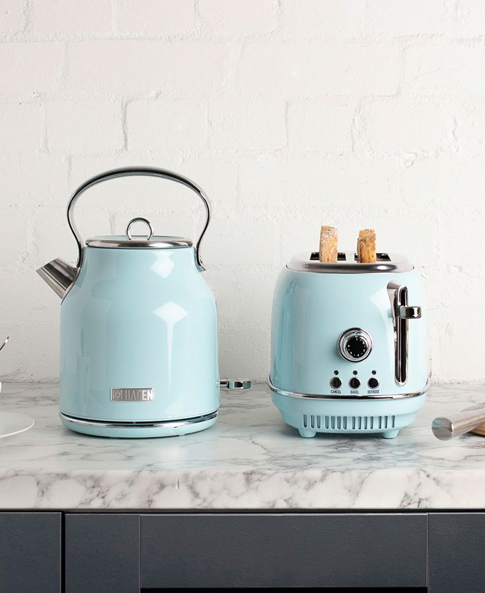 Haden Heritage 2Slice Wide Slot Toaster with Removable Crumb Tray, Browning Control, Cancel