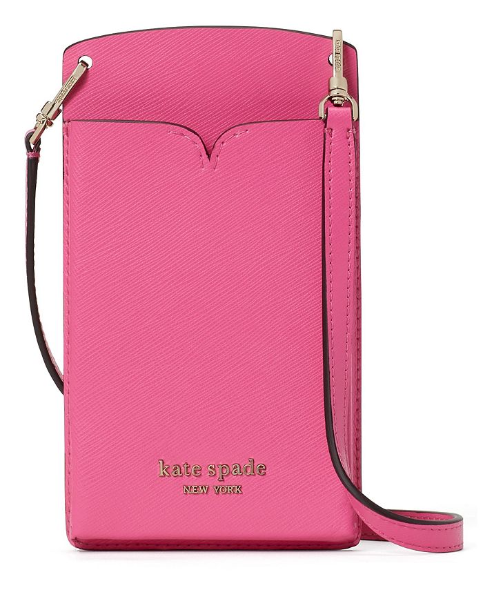 Kate Spade New York Leather Phone Case Crossbody Bag - Pink Crossbody Bags,  Handbags - WKA346902