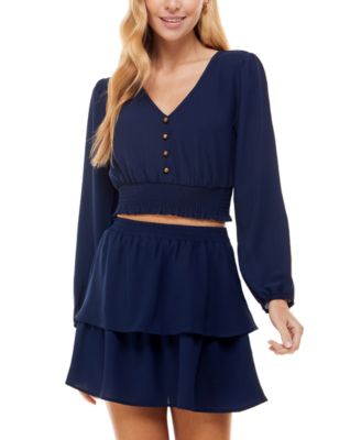 Macy's two piece dresses best sale