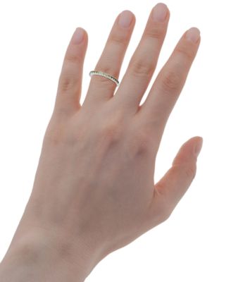 Gemstone Stack Ring in Sterling Silver (Available in Pink Sapphire and Blue Topaz)