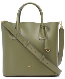 Megan North South Leather Tote