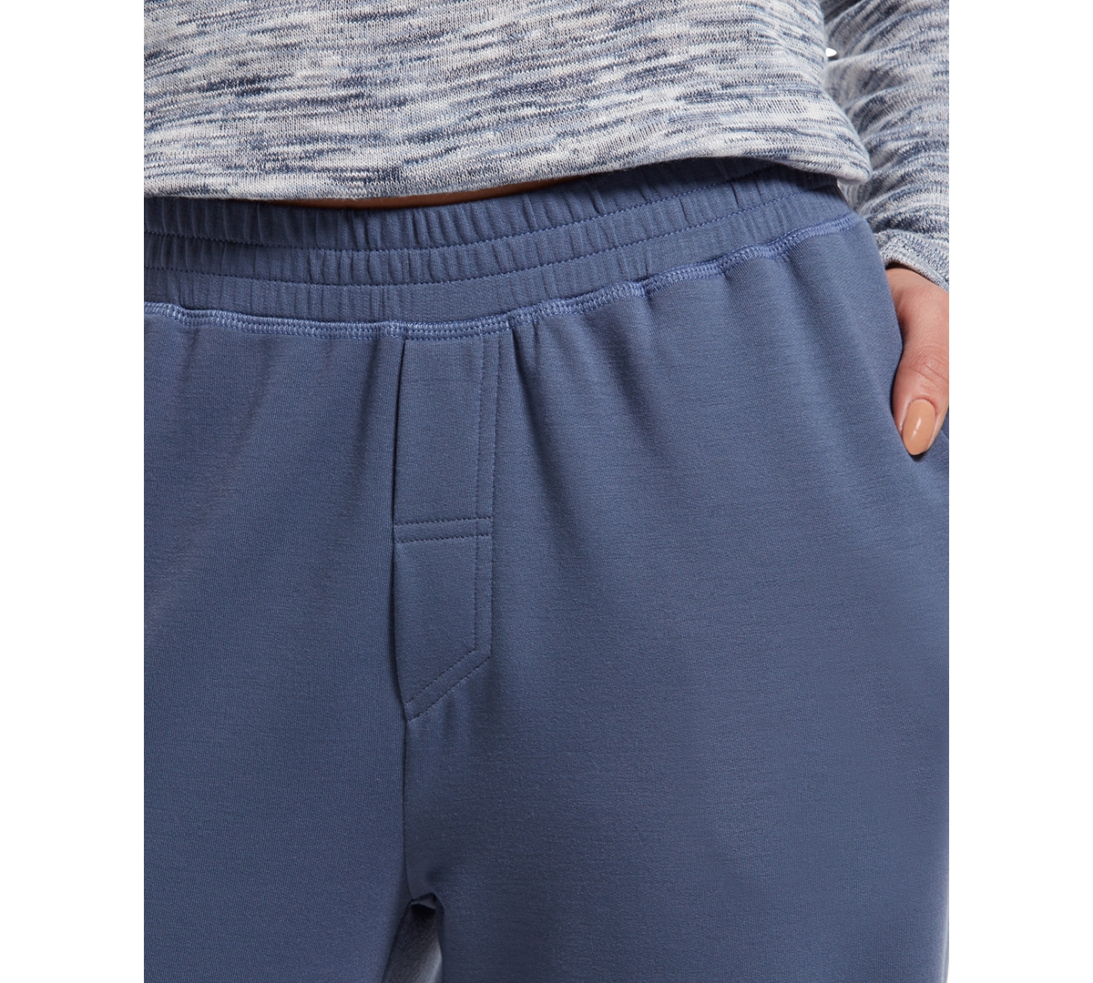 Hue Plus Size French Terry Cuffed Lounge Pant
