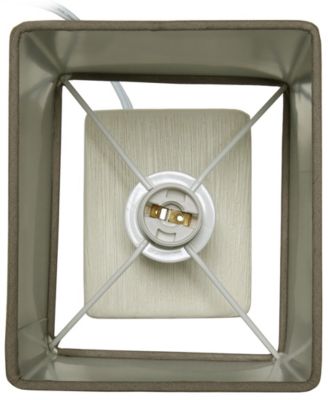 Petite Stone Table Lamp with Shade