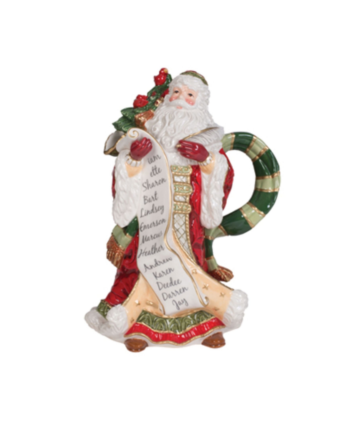 Holiday Home Santa Pitcher, 11.75" - Assorted