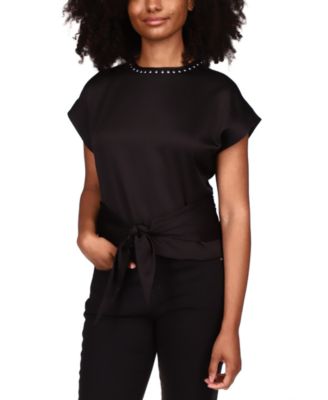 Michael Kors - Studded Tie-Front Top