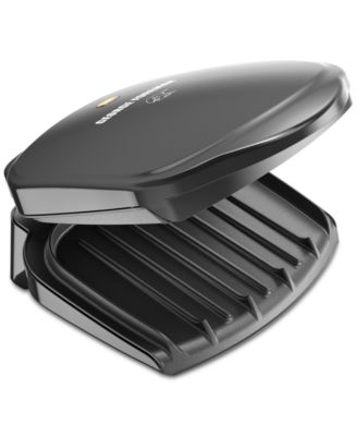 2-Serving Classic Plate Electric Indoor Grill & Panini Press