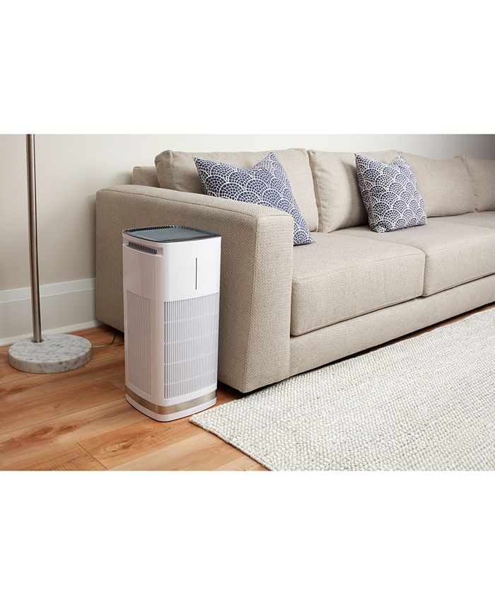 freestanding air purifier with a hepa filter