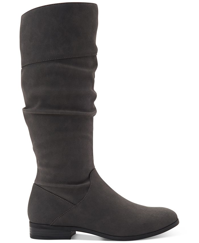 Style & Co Kelimae Scrunched Wide-Calf Boots, Created for Macy's - Macy's
