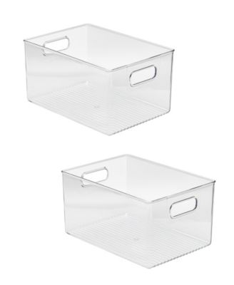 Sorbus Storage Organizer Containers with Handles, Set of 2