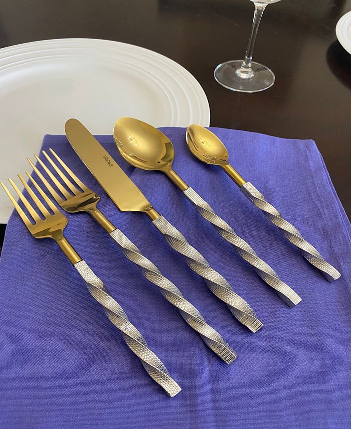 Vibhsa 5 Piece Flatware Set Macy's
