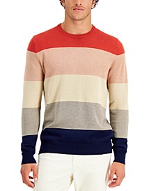 Men's Striped Lightweight Sweater, Created for Macy's