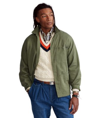 polo ralph lauren twill utility overshirt