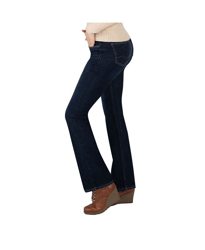 Silver Jeans Co. Women's The Curvy Mid Rise Bootcut Jeans - Macy's