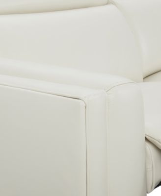 CLOSEOUT! Jenneth 3-Pc. Leather Sofa with 2 Power Motion Recliners and Cuddler