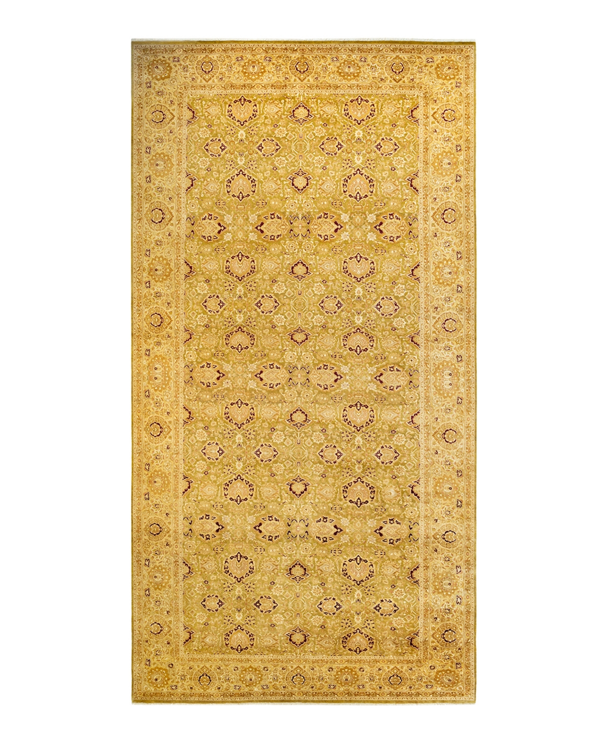 Adorn Hand Woven Rugs Mogul M1422 8'2" X 16'1" Area Rug In Yellow