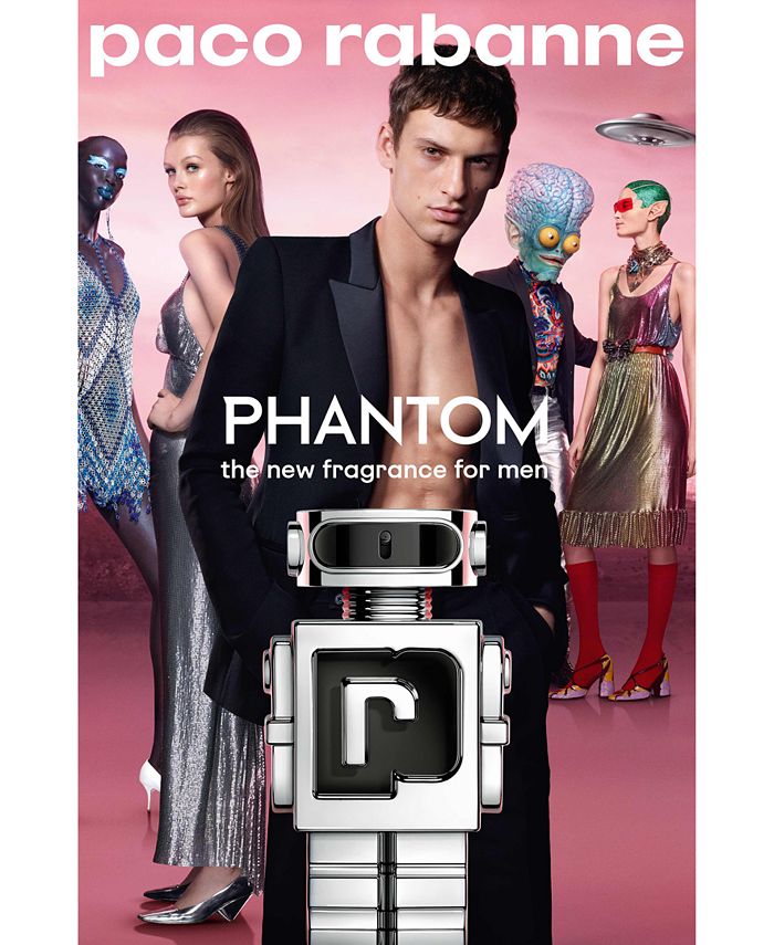 Paco Rabanne Men's Phantom Refillable Eau de Toilette Spray, 5.1oz