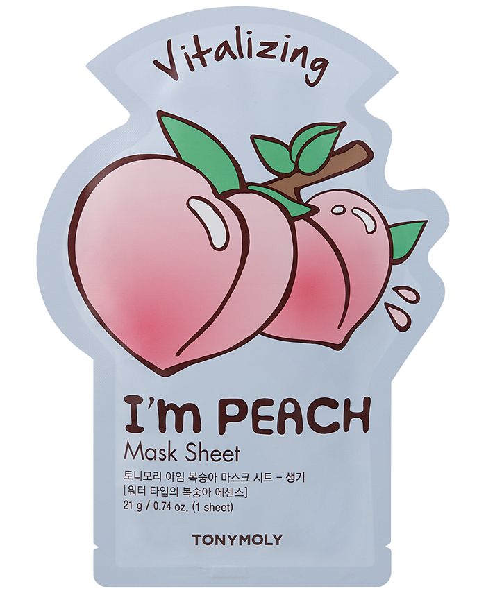 TONYMOLY - I'm Real Peach Sheet Mask, 0.71-oz.