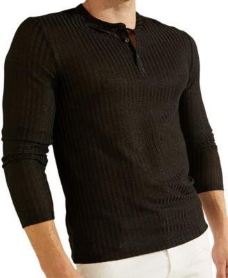 GUESS - Men's Warehouse Henley T-Shirt