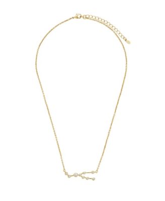 Women's When Stars Align Constellation Necklace in 14k Gold Plate