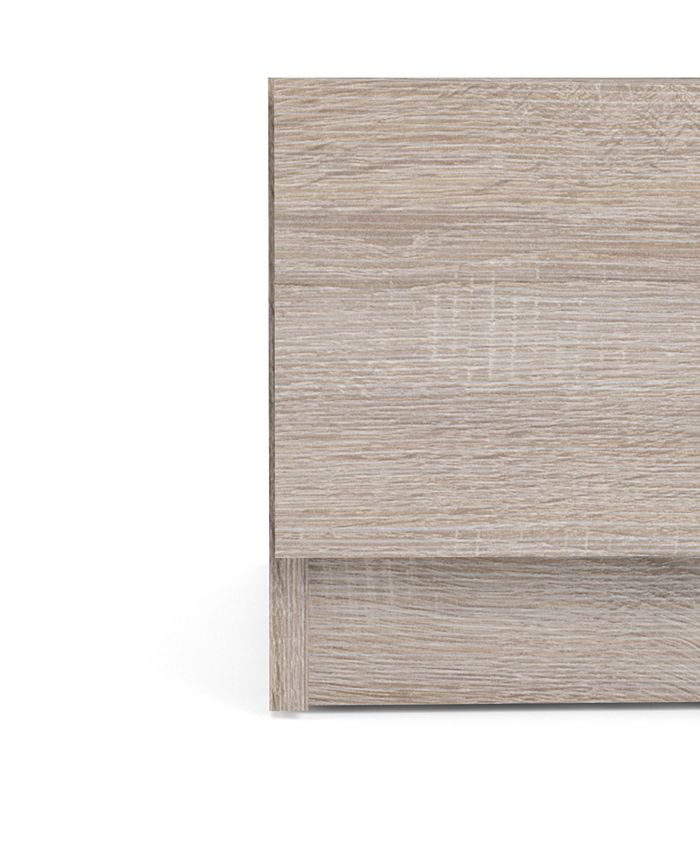 Tvilum 1-Drawer Nightstand - Modern Oak Bedside Table With Open Shelf, Compact Design