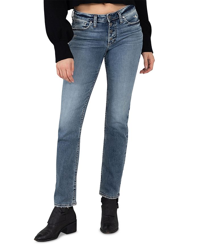Silver Jeans Co. Most Wanted Straight-Leg Jeans - Macy's