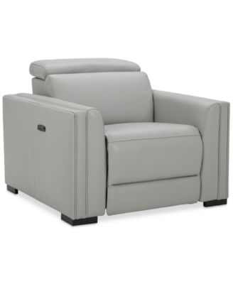 CLOSEOUT! Jenneth 41" Leather Recliner