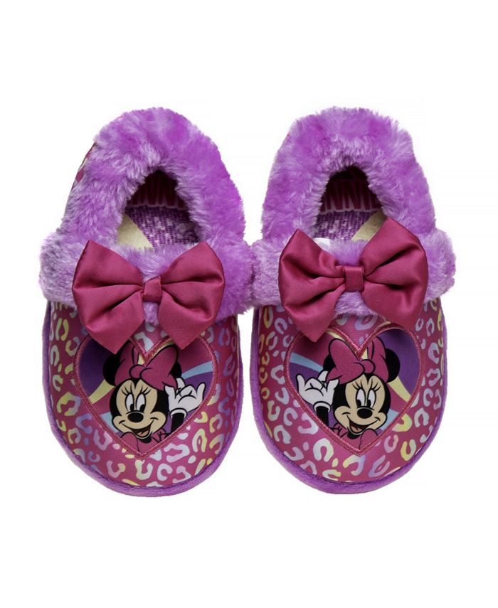 Disney Little Girls Minnie Mouse Slippers - Macy's