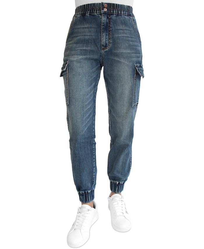 Almost Famous Juniors' Mid Jogger Jeans - Macy's