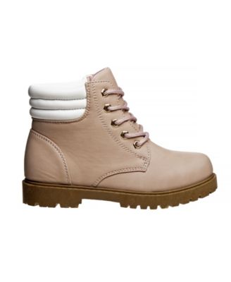 Big Girls Lace-Up Casual Boots
