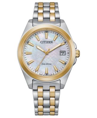 Citizen Eco-Drive Women's Corso Two-Tone Stainless Steel Bracelet